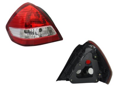Calavera izquierda sin arnes 4PTAS (Rojo / blanco)
