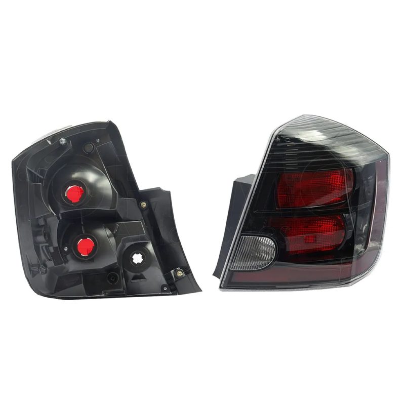 Calavera derecho sin arnes oscura filo negro (Blanco / rojo / rojo)