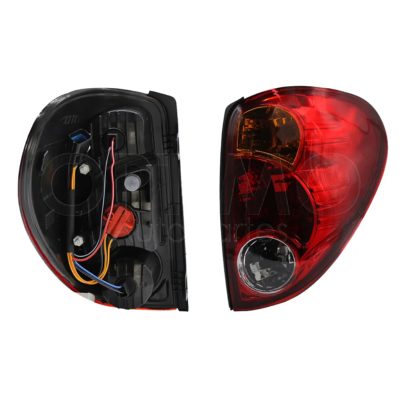 Calavera derecho con arnes (Rojo / ambar / blanco)