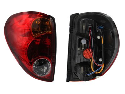 Calavera izquierda con arnes (Rojo / ambar / blanco)