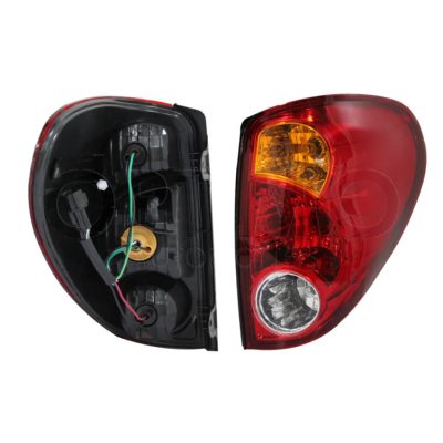 Calavera derecho con arnes (Rojo / ambar / blanco)