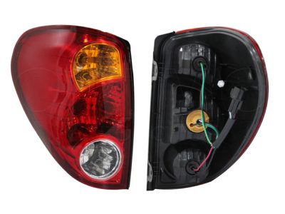 Calavera izquierda con arnes (Rojo / ambar / blanco)