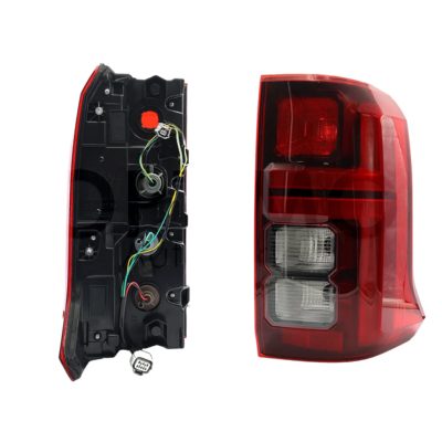 Calavera derecho con arnes con led con drl (Rojo / blanco / blanco)