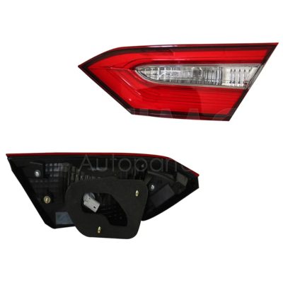Calavera derecho interior con arnes oscura (Rojo / blanco)