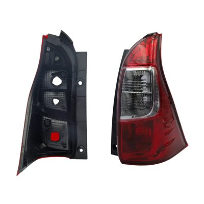 Right tail light without harness clara (Rojo / blanco / rojo)
