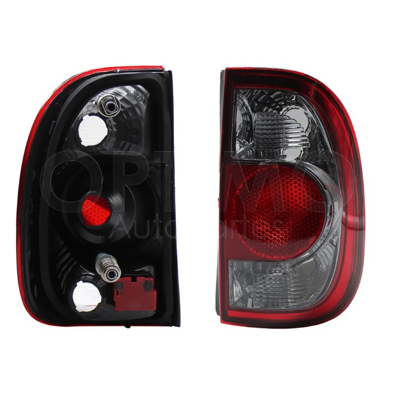 Right tail light without harness oscura (Blanco humo / rojo)