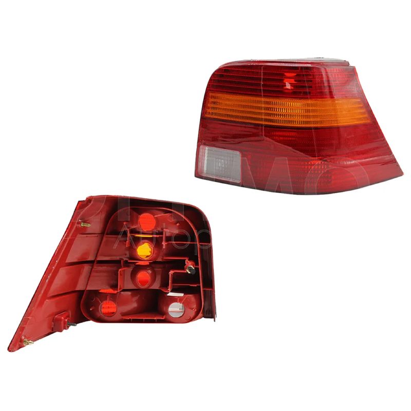 Right tail light without harness clara (Rojo / ambar / blanco)