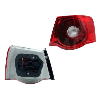 Calavera derecho exterior con arnes (Rojo / blanco)