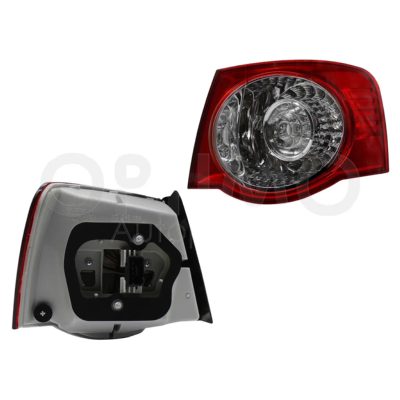 Calavera derecho exterior sin arnes con led (Modelo europeo) (Rojo / blanco / blanco)