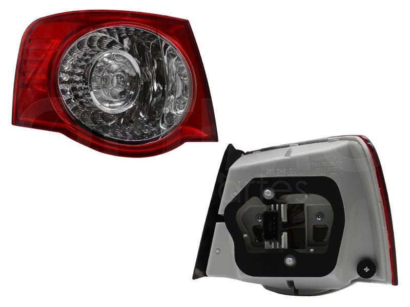 Left outer tail light without harness with LED (Modelo europeo) (Rojo / blanco / blanco)