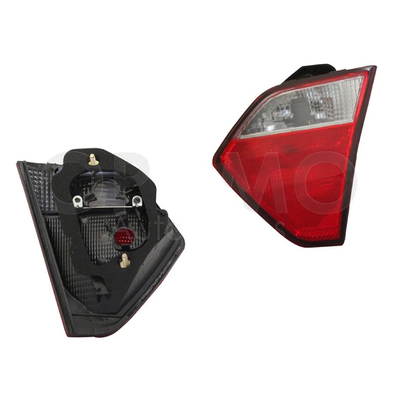 Calavera derecho interior sin arnes oscura 4PTAS (Humo / rojo)