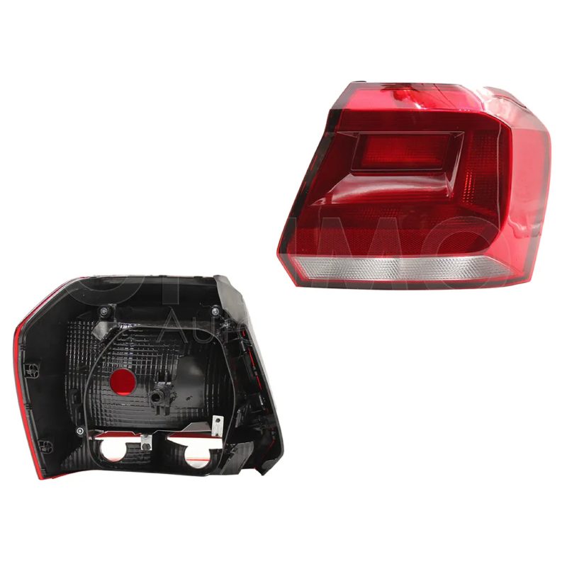 Calavera derecho sin arnes clara 5PTAS (Rojo / blanco)