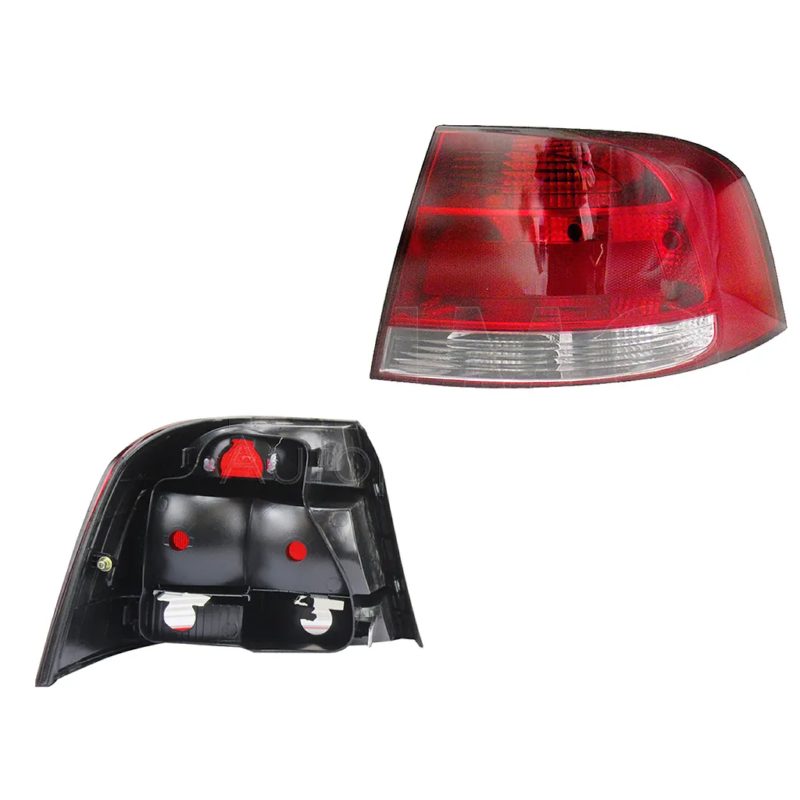 Calavera derecho sin arnes clara 4PTAS (Rojo / blanco)