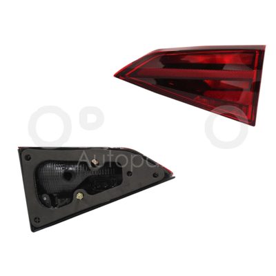 Calavera derecho interior sin arnes clara (Rojo / rojo)