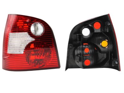 Calavera izquierda sin arnes 5PTAS (Rojo / blanco / blanco)