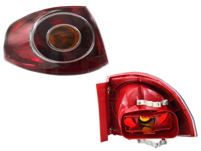 Left outer tail light without harness (Rojo / rojo humo / ambar)
