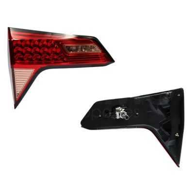 Calavera izquierda interior con soquet (Rojo / blanco / rosa)