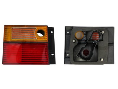 Left inner tail light without harness (Ambar / rojo / filo blanco)