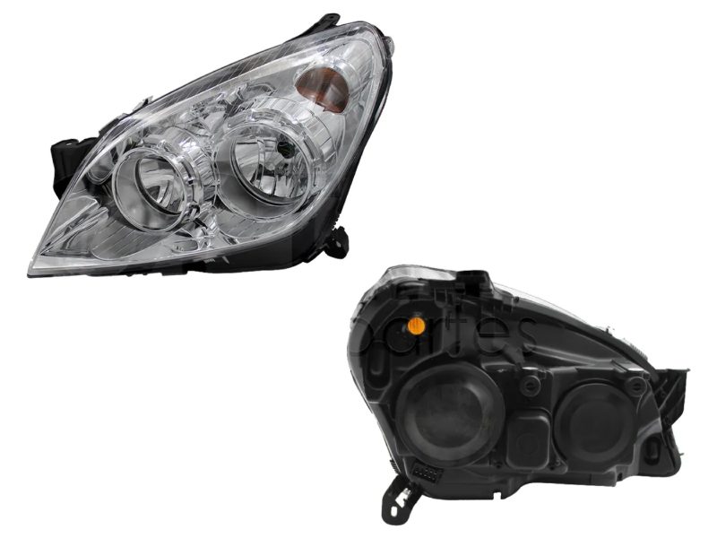 Faro izquierda f / cromado sin motor