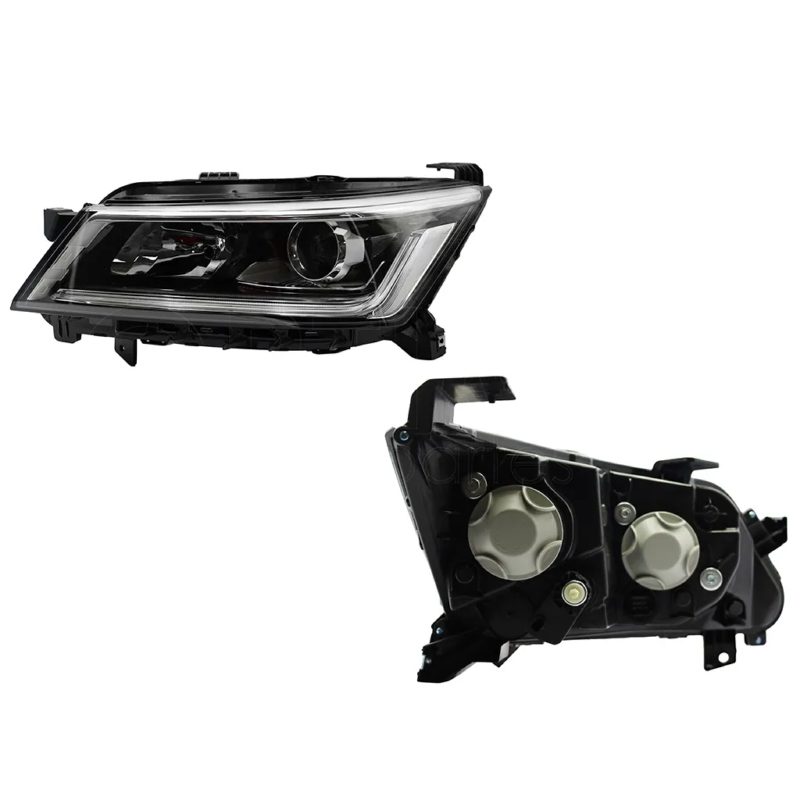 Faro izquierda f / cromado con lupa sin drl con motor (6 pines) (Sedan / hatchback)