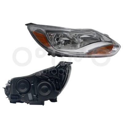 Faro derecho f / cromado con mica ambar (Sedan / hatchback)