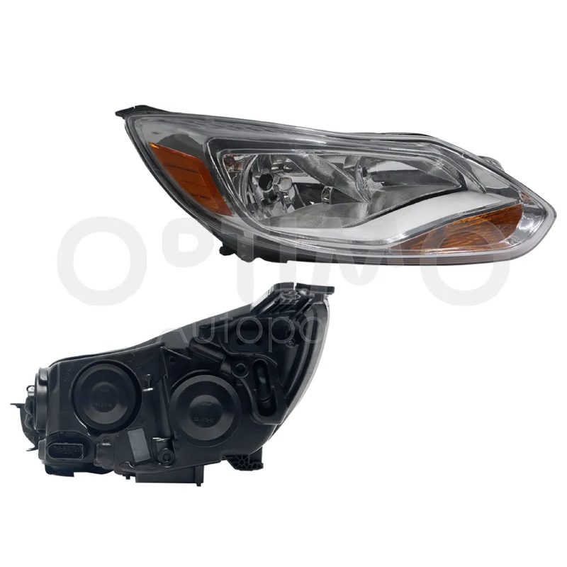 Faro derecho f / cromado con mica ambar (Sedan / hatchback)