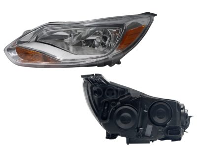 Faro izquierda f / cromado con mica ambar (Sedan / hatchback)