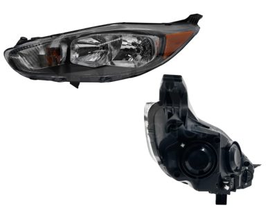 Faro izquierda f / negro con mica ambar (Sedan / hatchback)