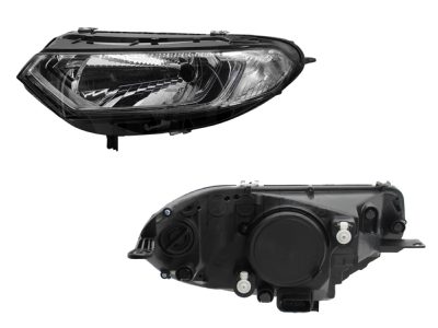 Left headlight f / chrome without engine manual