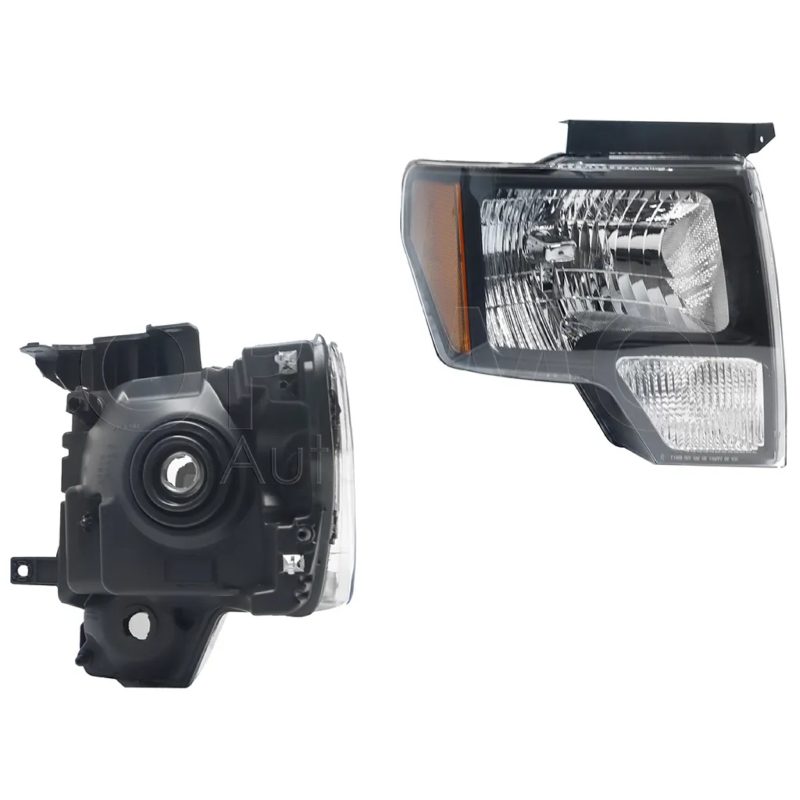 Faro derecho f / negro con mica ambar (Lobo 2009-2014)