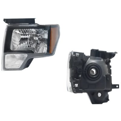 Faro izquierda f / negro con mica ambar (Lobo 2009-2014)