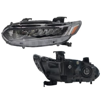 Faro izquierda f / cromado con led con mica ambar 4PTAS