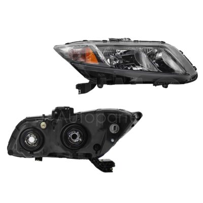 Faro derecho f / negro con mica ambar (Coupe 2013 2PTAS) 4PTAS
