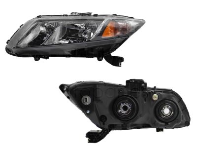 Faro izquierda f / negro con mica ambar (Coupe 2013 2PTAS) 4PTAS