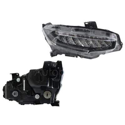 Faro derecho f / cromado con led 4PTAS