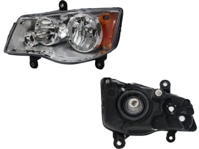 Faro izquierda f / cromado con mica ambar (Town & country 2008-2016)