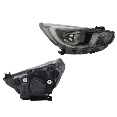 Faro derecho f / cromado sin motor (5 pines)