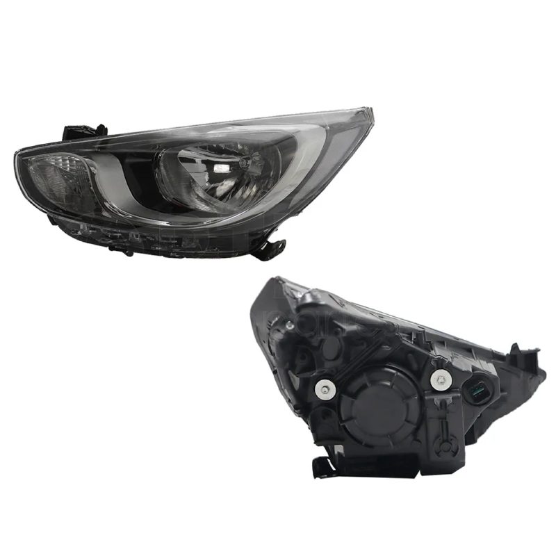 Faro izquierda f / cromado sin motor (5 pines)