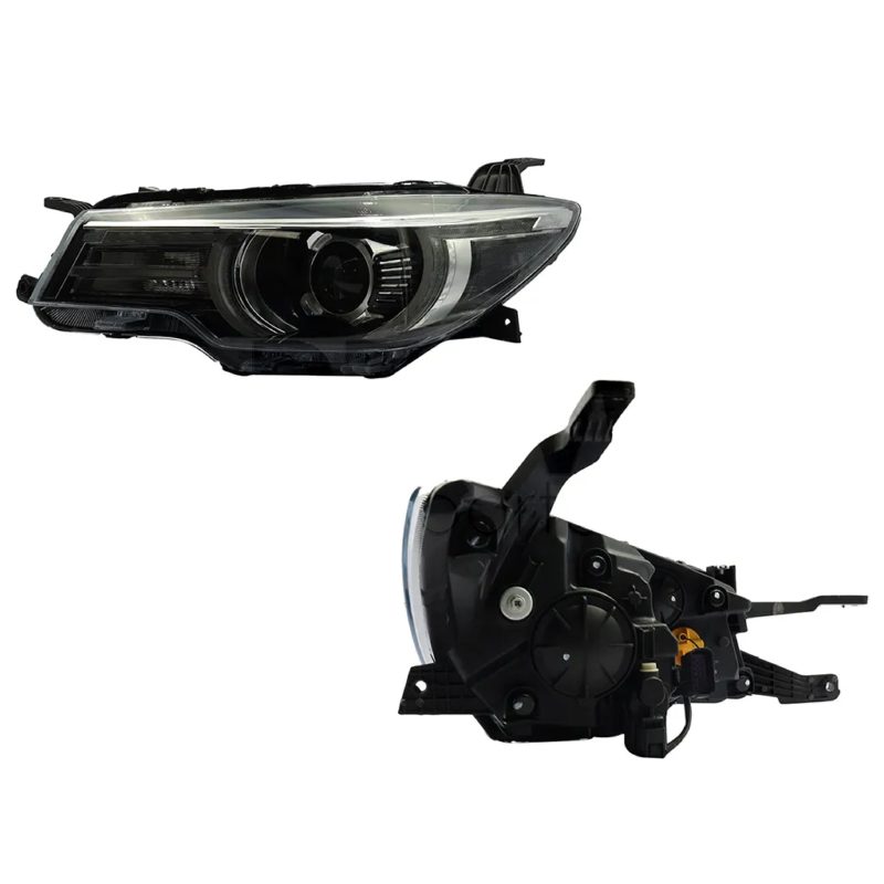 Faro izquierda f / cromado con led con lupa con drl (11 pines)