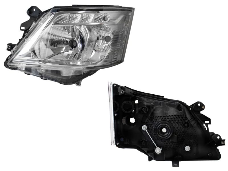 Faro izquierda f / cromado sin motor