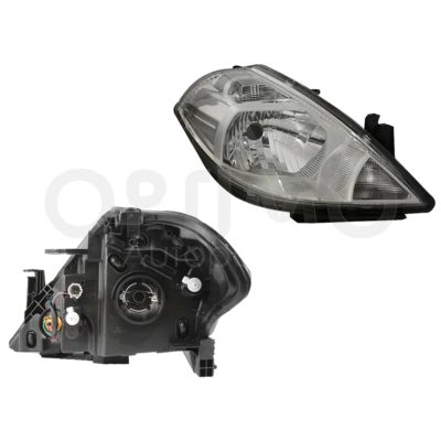 Faro derecho fondo cromado (Sedan / hatchback)
