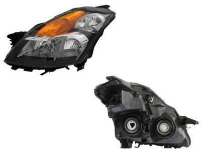 Faro izquierda f / negro con cuarto direccion ambar