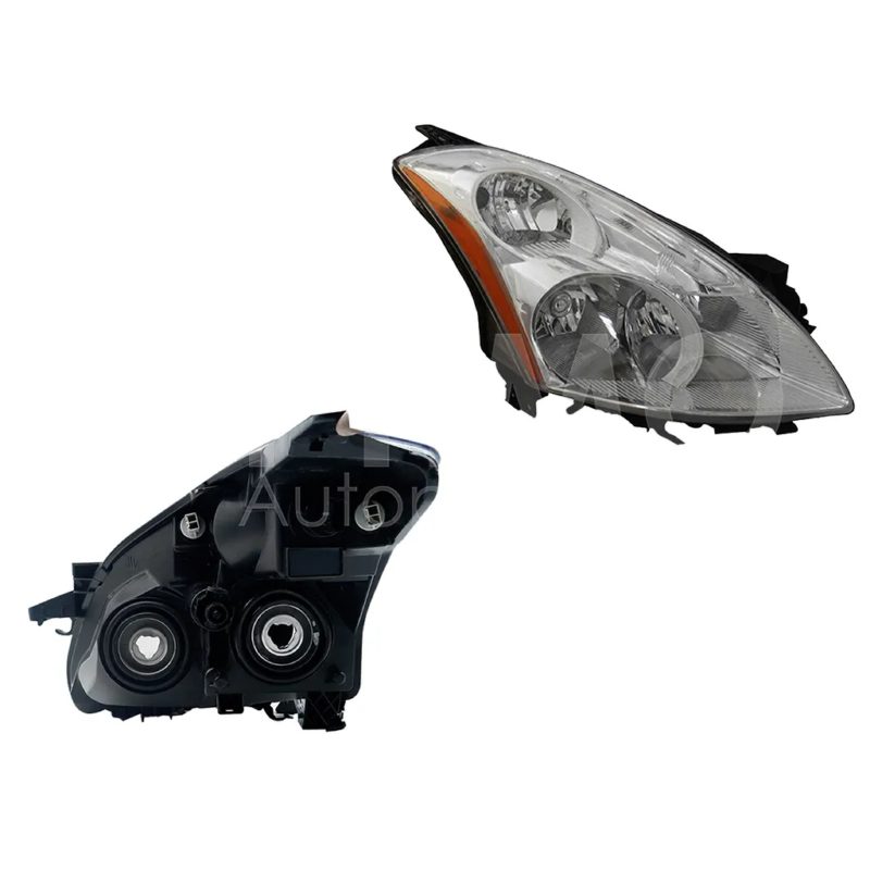 Faro derecho f / cromado con cuarto ambar xenon