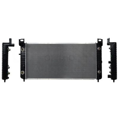 Radiador agua con / s aire automatico 870*440*26 mm 4ENTRAS para aceite (Suburban 2000-2014 / hummer H2 2003-2008) t / soldado