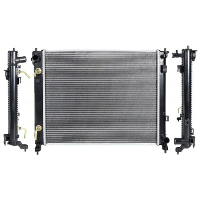 Radiador agua con / s aire automatico 520*430*20 mm (V-drive 2020-2025 / march 2011-2025 / note 2014-2019) t / soldado