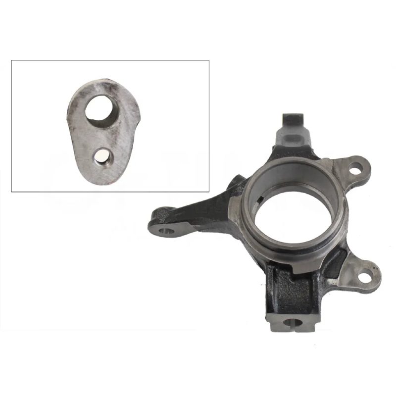 Spindle of suspension front right with / ABS (Mangueta) (V-drive 2020-2025 / march 2011-2025 / note 2014-2019)