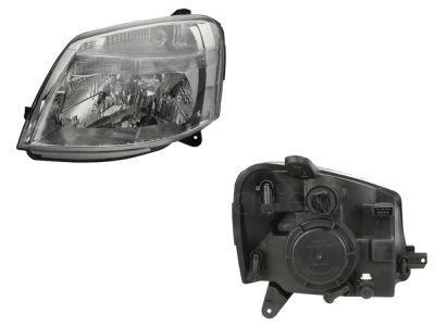 Left headlight fondo chrome