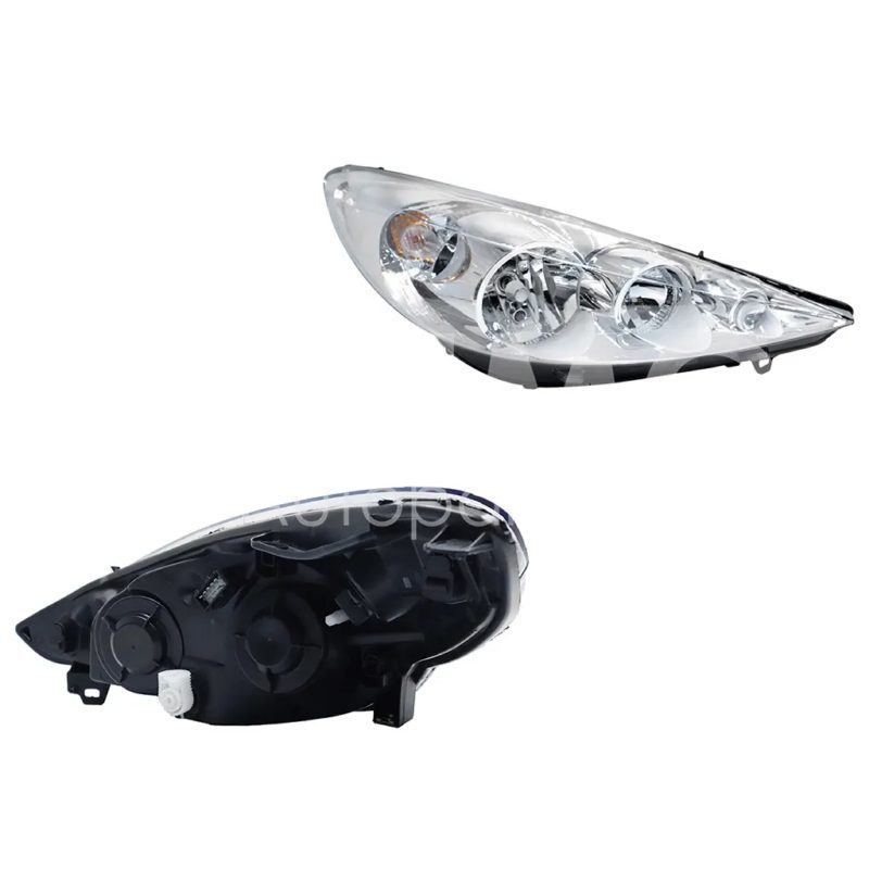 Right headlight fondo chrome (Modelo latinoamericano)