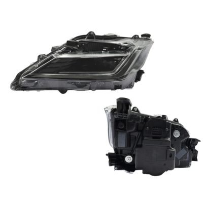 Faro izquierda f / negro con led sin drl