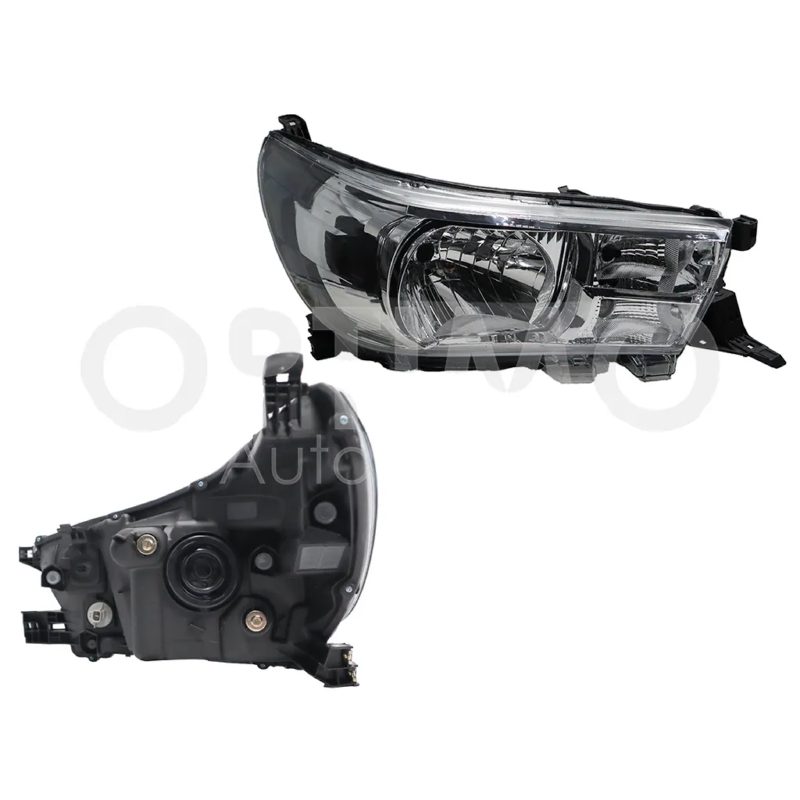 Faro derecho f / cromado sin motor (Sencilla 2021-2024 / chasis 2021-2025 / doble cabina base 2021-2025)